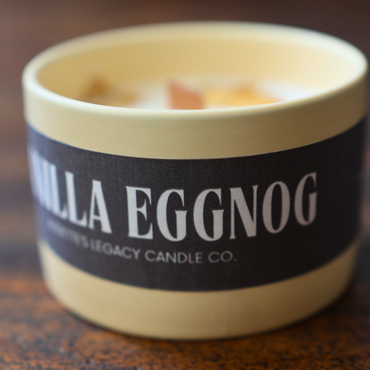 Vanilla Eggnog Wood Wick Candle