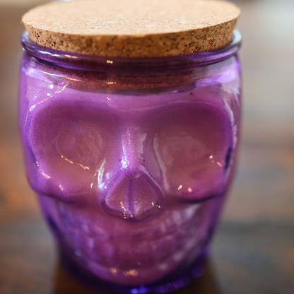 Dia de Los Muertos Sugar Skull Candle