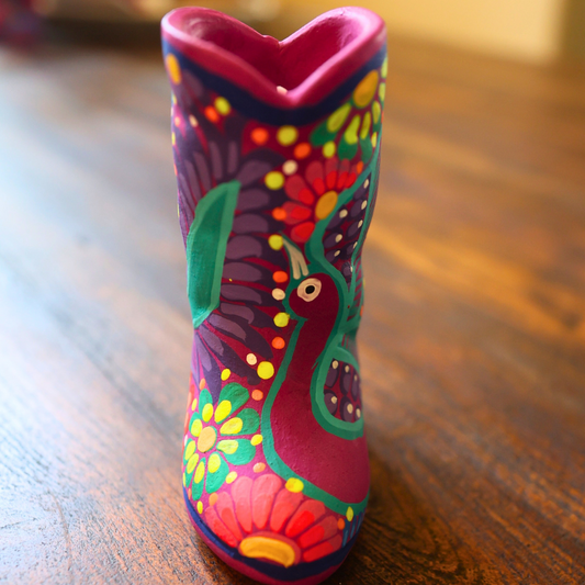 Día de los Muertos Clay Boot Candle – Limited Edition