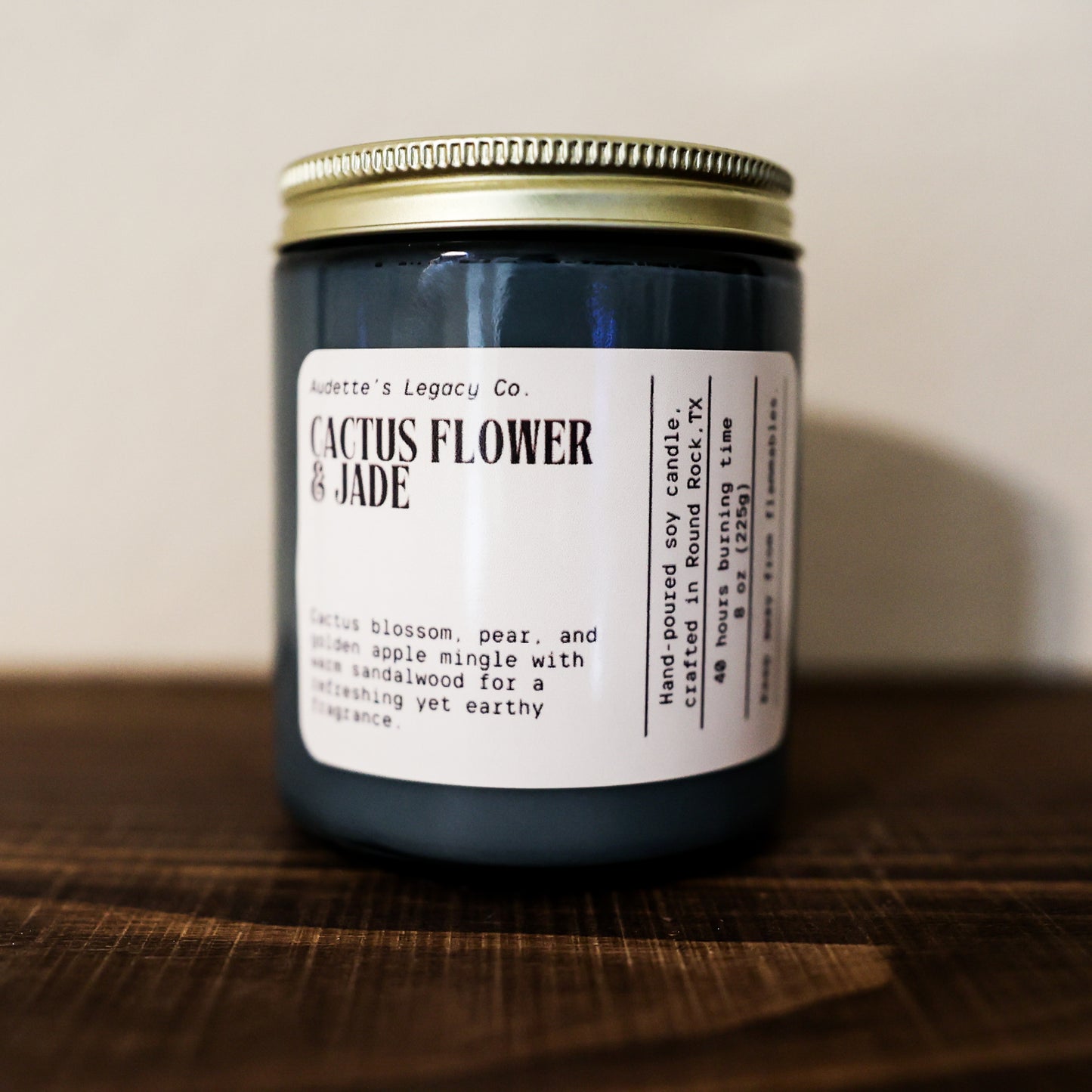 Cactus Flower & Jade – 8 oz Soy Candle