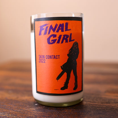 Repurposed Final Girl Wine Candle