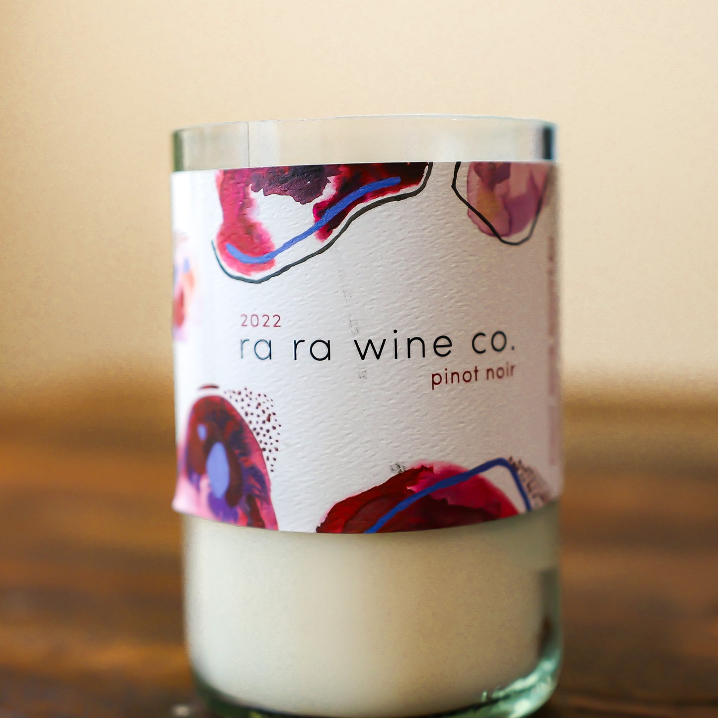 Repurposed Wine Soy Candles