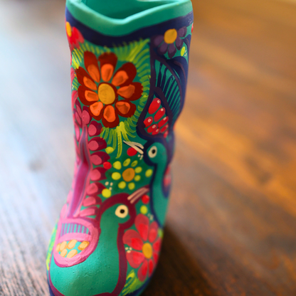 Día de los Muertos Clay Boot Candle – Limited Edition