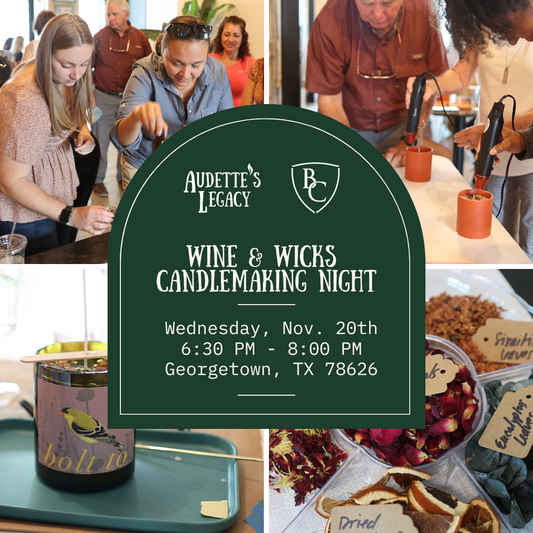 Wine & Wicks: Candle Making Night at Barons Creek Vineyards Tasting Room Georgetown